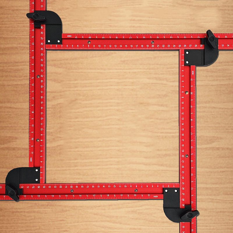 Woodworking Manufacturing - 59cm Adjustable Square Router Template Guide,