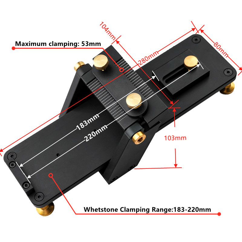 Aluminum Fixed Angle Whetstone - Woodworking Manufacturing ulasan dan harga