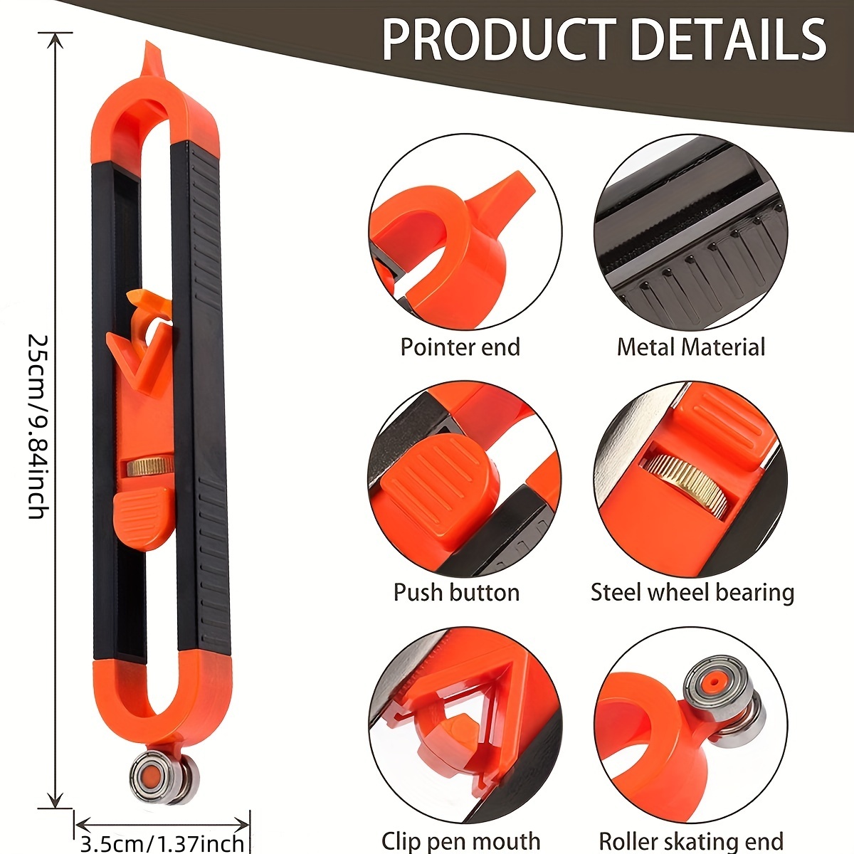 Contour Gauge Scribing Tool, P - Woodworking Product ulasan dan harga