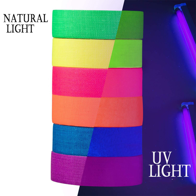 5Meter 6 Colors Neon Gaffer Cl - Woodworking Uv Light ulasan dan harga