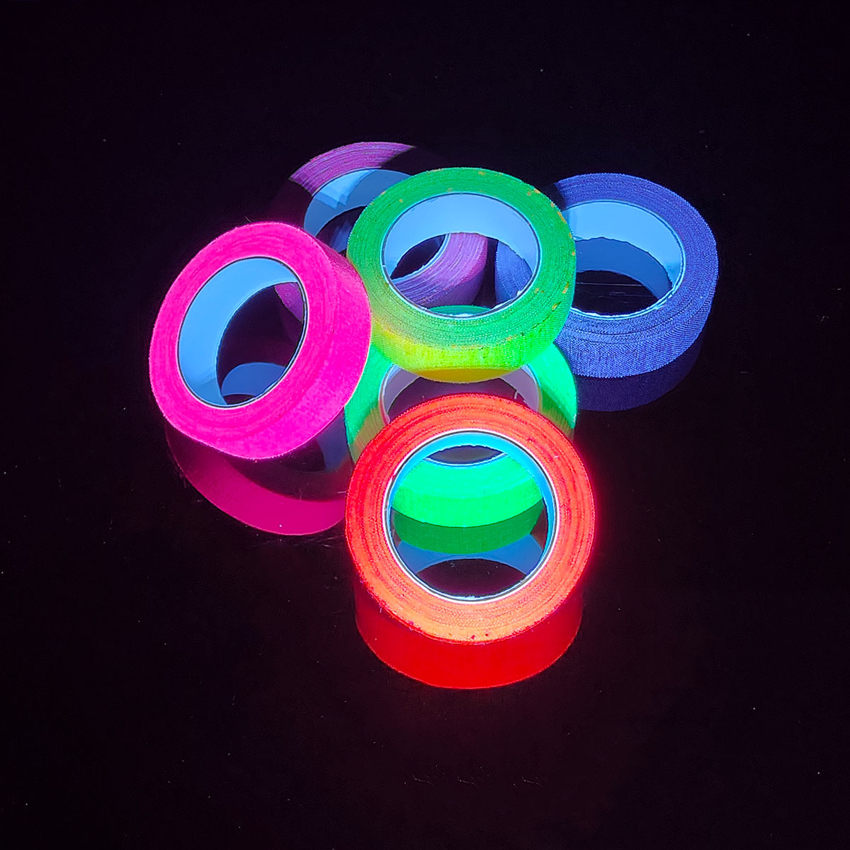 6-Pack Neon Fluorescent Tape S - Woodworking Uv Light ulasan dan harga