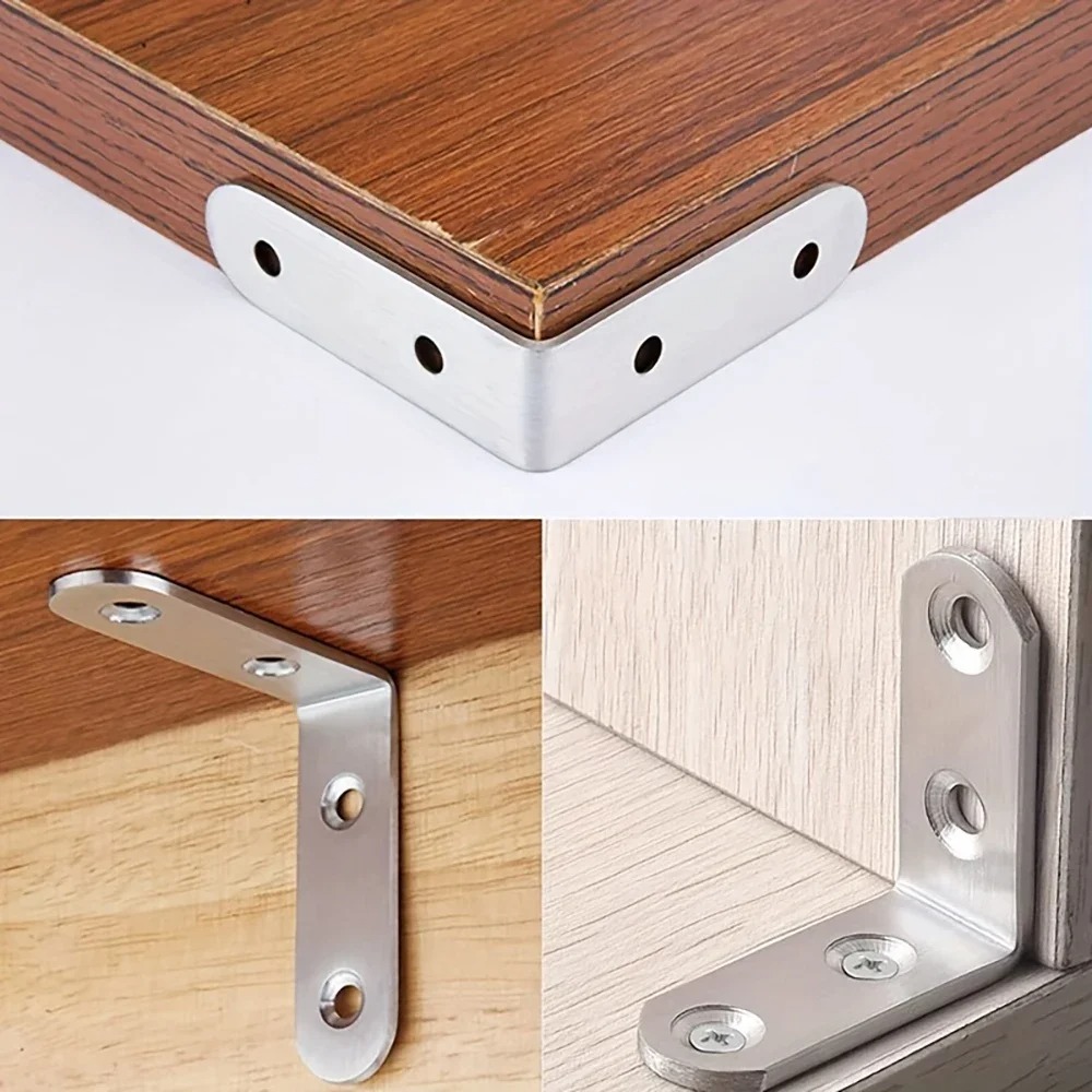 6Pcs Stainless Steel 90 Degree - Woodworking X Brace ulasan dan harga