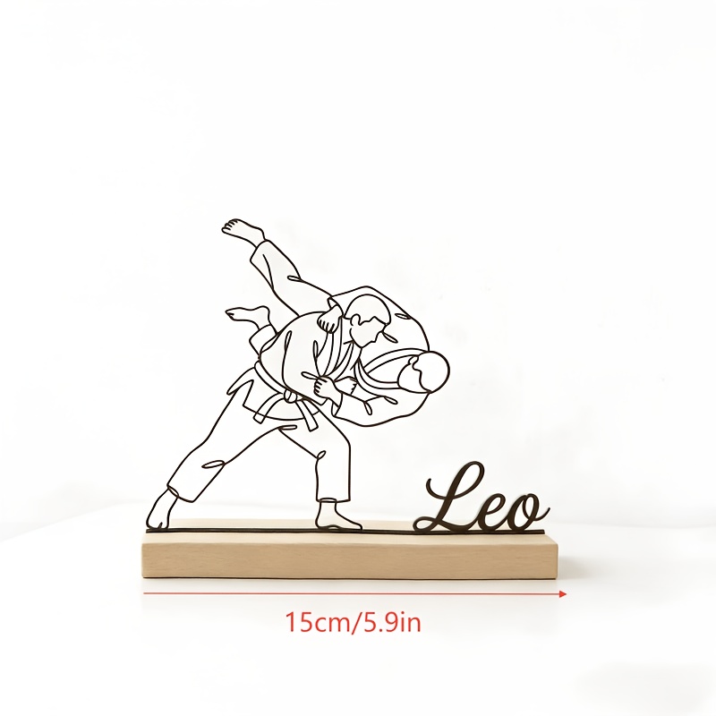 Custom Engraved Judo Martial A - Woodworking Laser ulasan dan harga