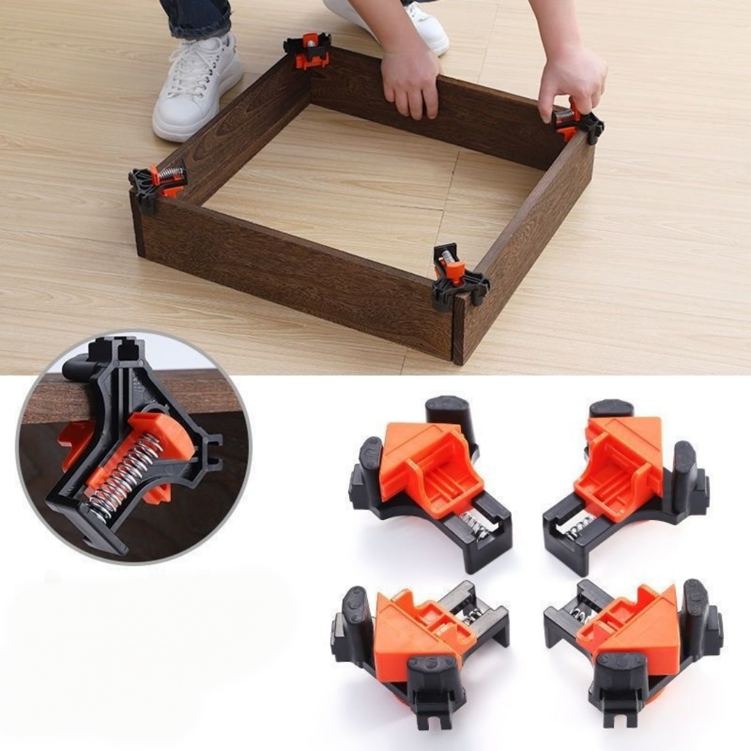 4pcs 90° Right Angle Clamp Fix - Woodworking Product ulasan dan harga