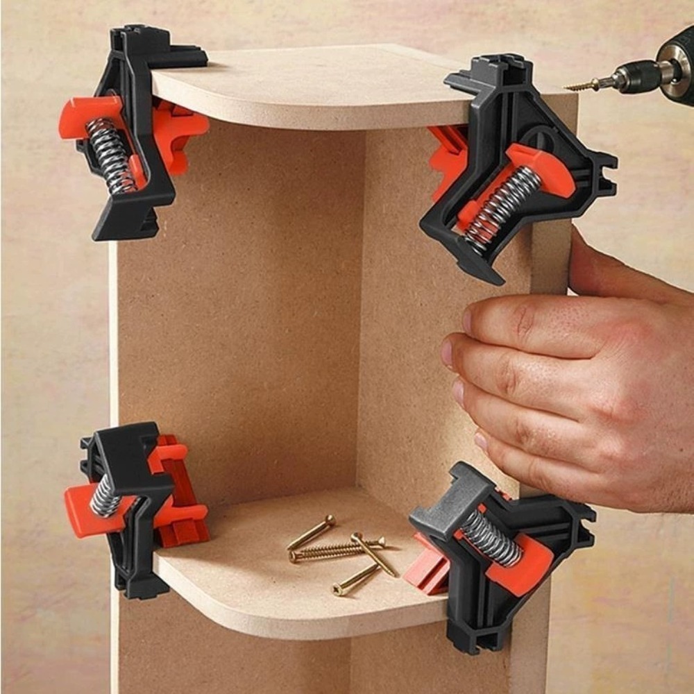 4pcs 90° Right Angle Clamp Fix - Woodworking Product ulasan dan harga