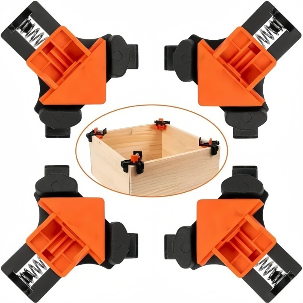 4pcs 90° Right Angle Clamp Fix - Woodworking Product ulasan dan harga