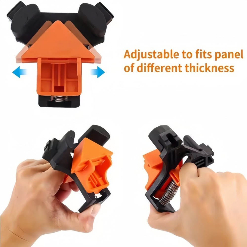 4pcs 90° Right Angle Clamp Fix - Woodworking Product ulasan dan harga