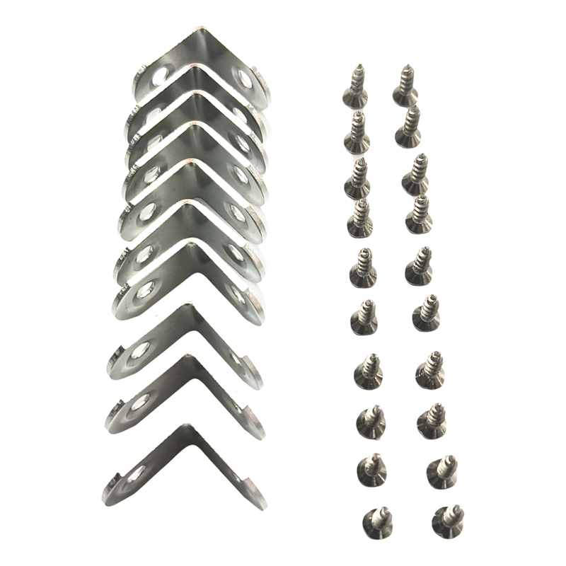 10 x Steel L Bracket Corner Br - Woodworking X Brace ulasan dan harga