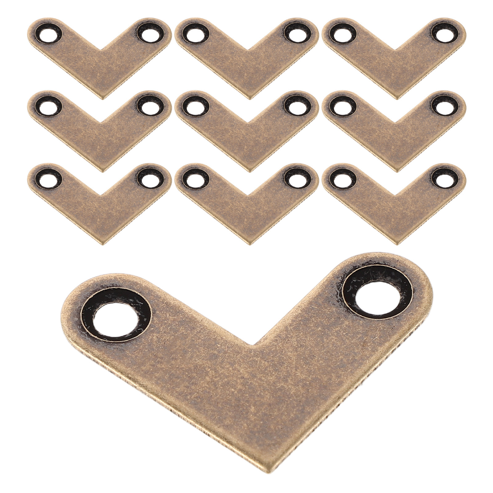 10Pcs Thick Pure Copper Corner - Woodworking X Brace ulasan dan harga
