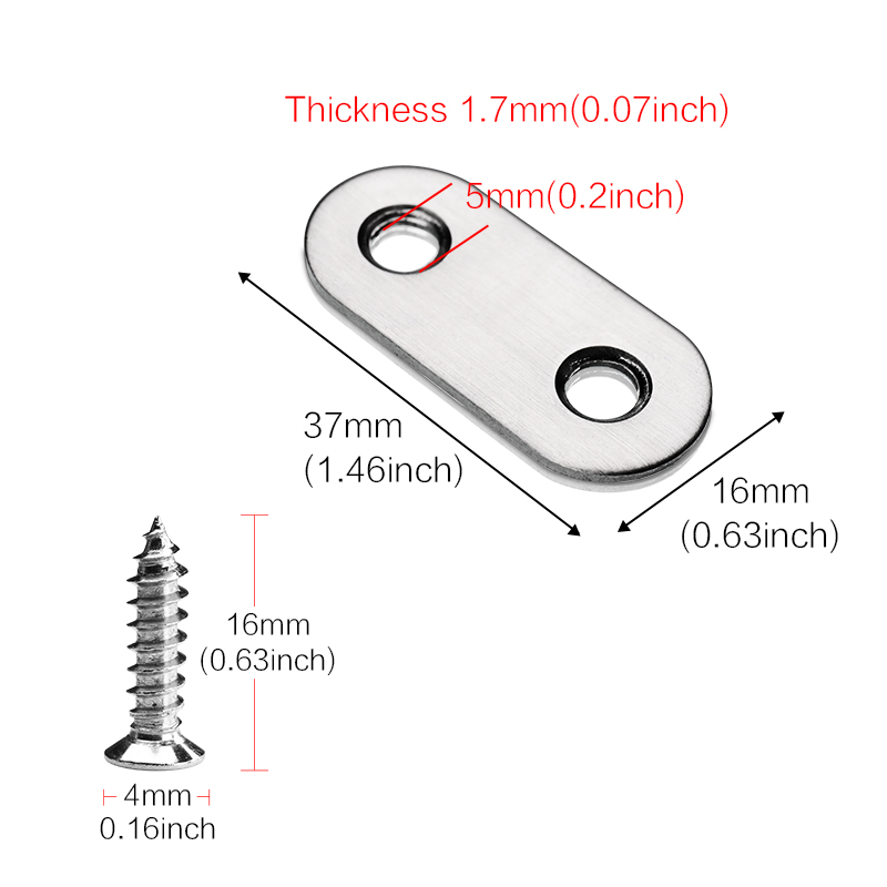 5-40 pcs Straight Flat Corner  - Woodworking X Brace ulasan dan harga