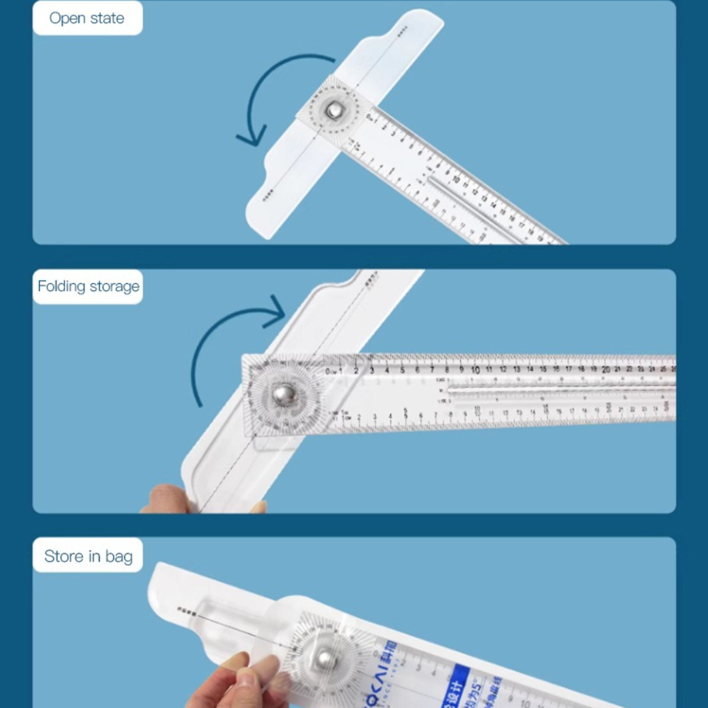 Dual-Sided T Square Ruler Clea - Woodworking Product ulasan dan harga