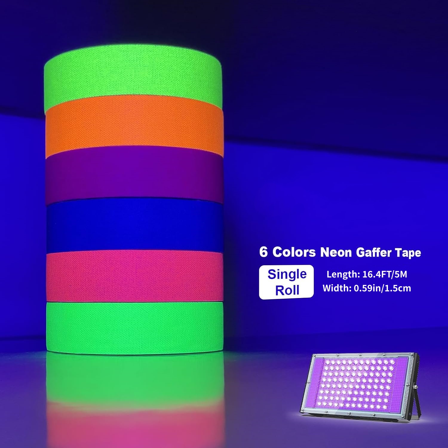 Neon light cloth tape, UV part - Woodworking Uv Light ulasan dan harga