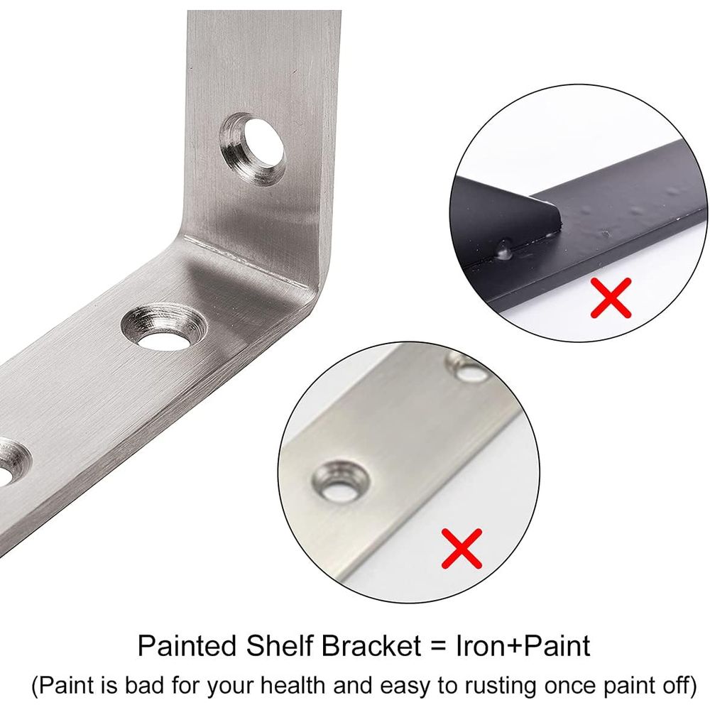 5 x 3 Heavy-Duty Stainless Ste - Woodworking X Brace ulasan dan harga