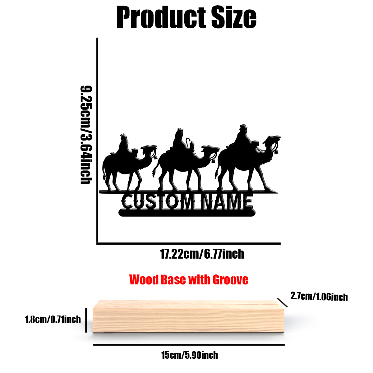 1pc Customizable Metal Desktop - Woodworking Laser ulasan dan harga