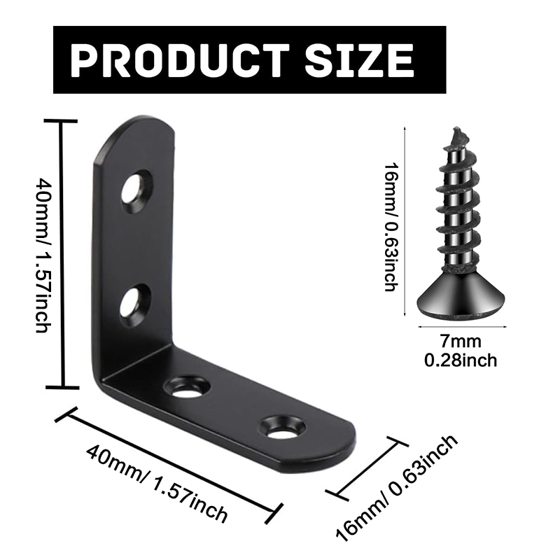 6-20 Pcs L Bracket Stainless S - Woodworking X Brace ulasan dan harga