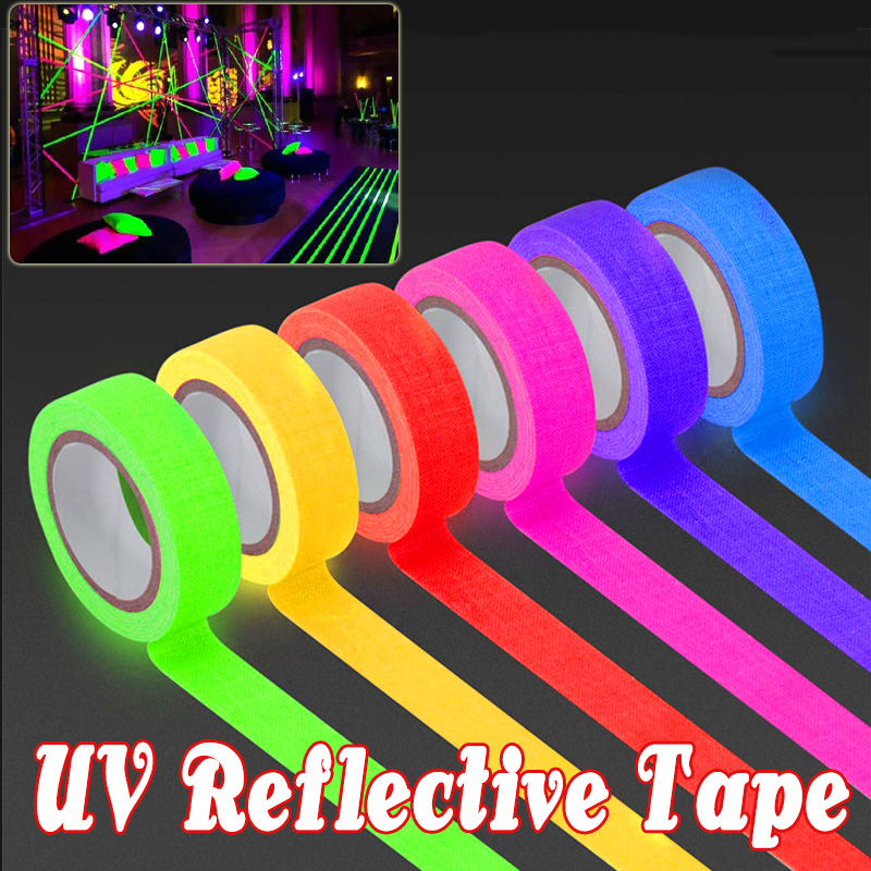 5Meter 6 Colors Neon Gaffer Cl - Woodworking Uv Light ulasan dan harga