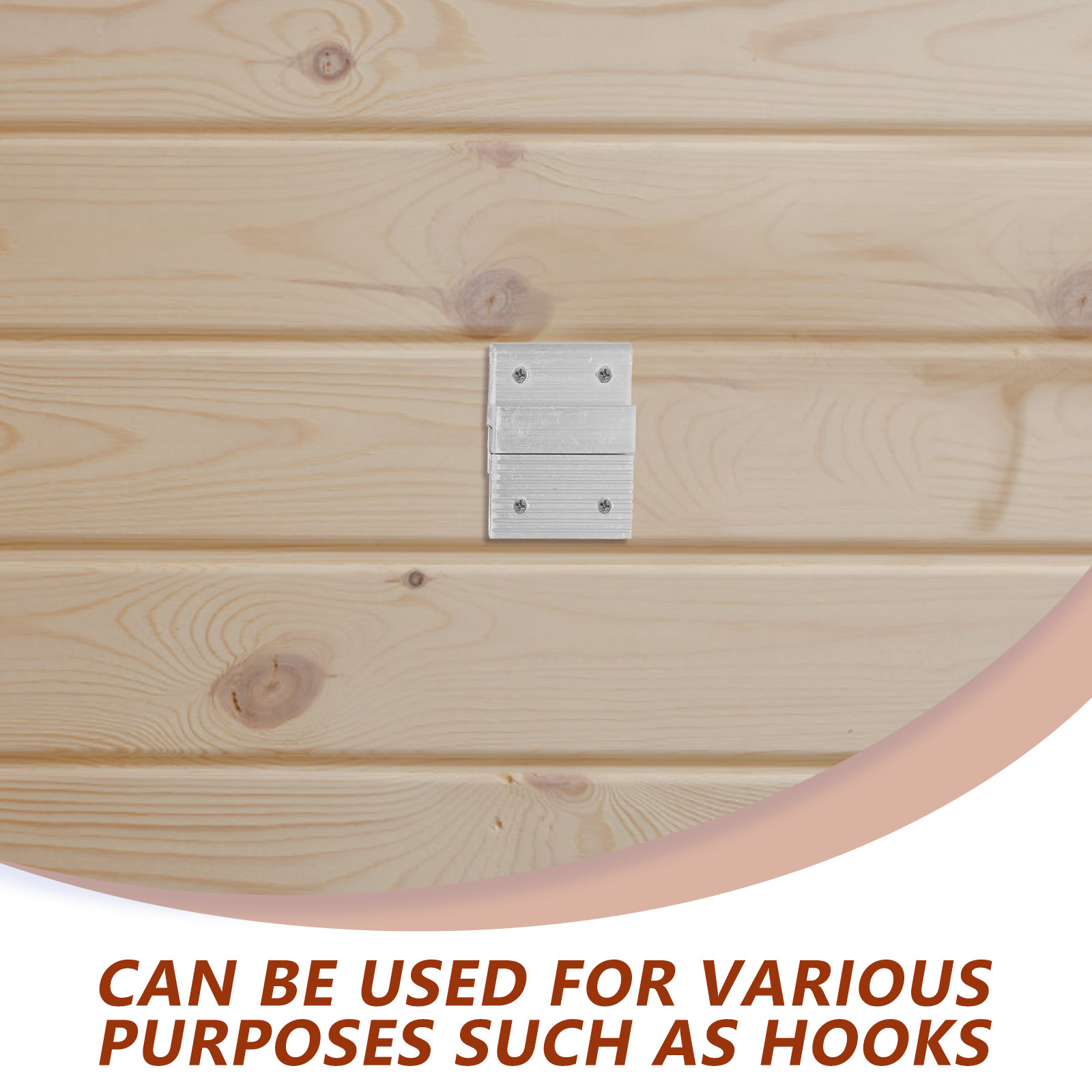 1Set Z-Shaped Aluminum Bracket - Woodworking French Cleat ulasan dan harga