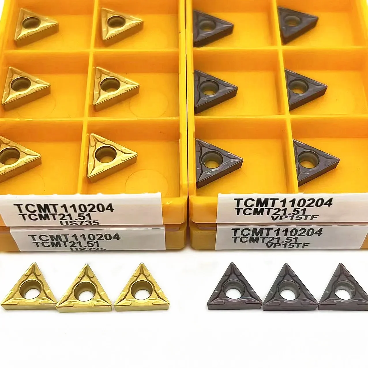 10pcs/box TCMT110204 VP15TF UE - Parting Tool Lathe ulasan dan harga